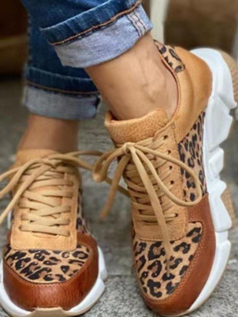 Leopard print trainers hot sale size 6