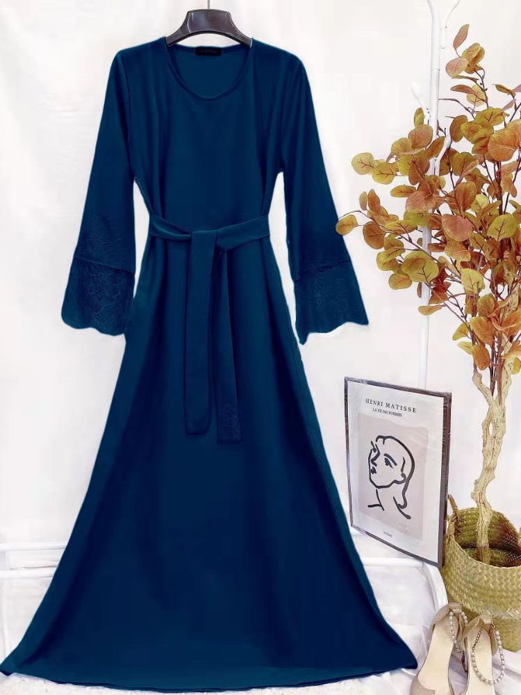 rendas abaya kaftan vestidos de noite mulher