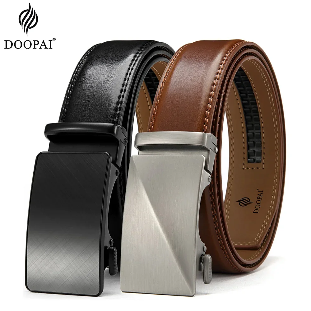 Title 5, Automatic Buckle Men Belts Luxury Brand Belts F...