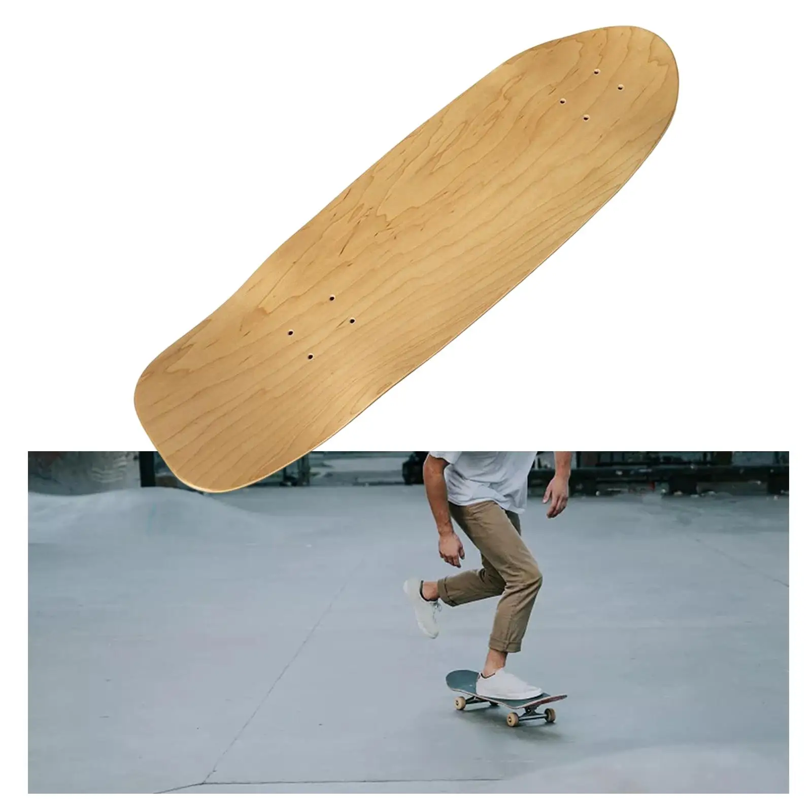 Land Skateboard Deck Durable Portable Professional Longboard Lightweight Skate