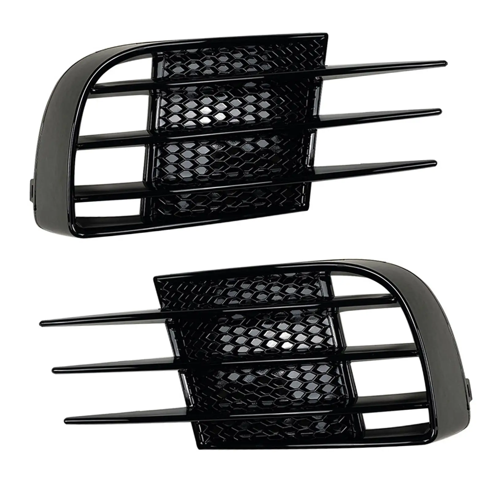 Front Fog Light Grill Cover Trim Replacement for Golf 6 GTI Gtd ABS Material
