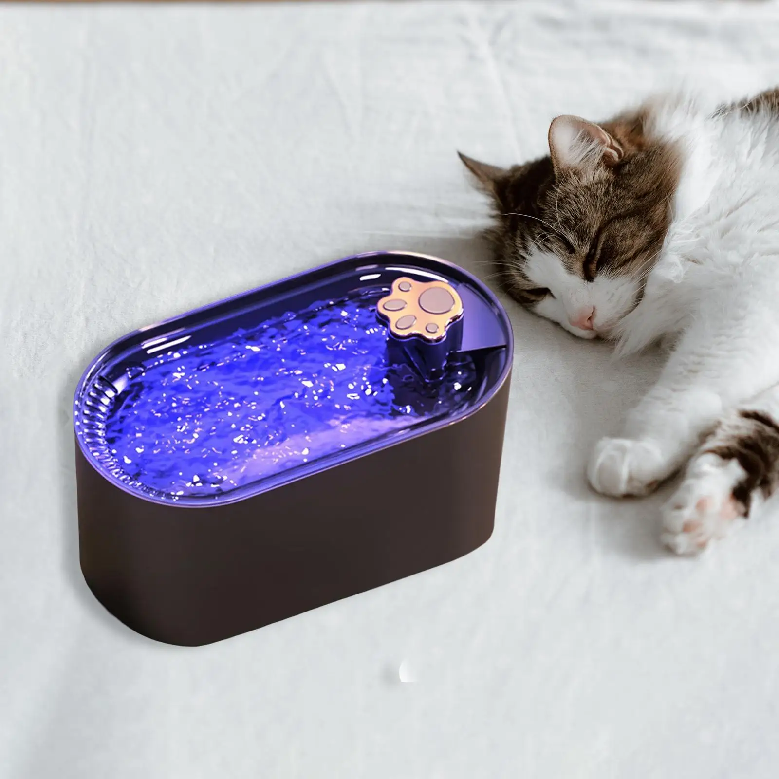 Automatic Cat Water Fountain Water Dispenser USB Quiet Puppy Kitten Waterer Indoor 3L Drinking Fountain