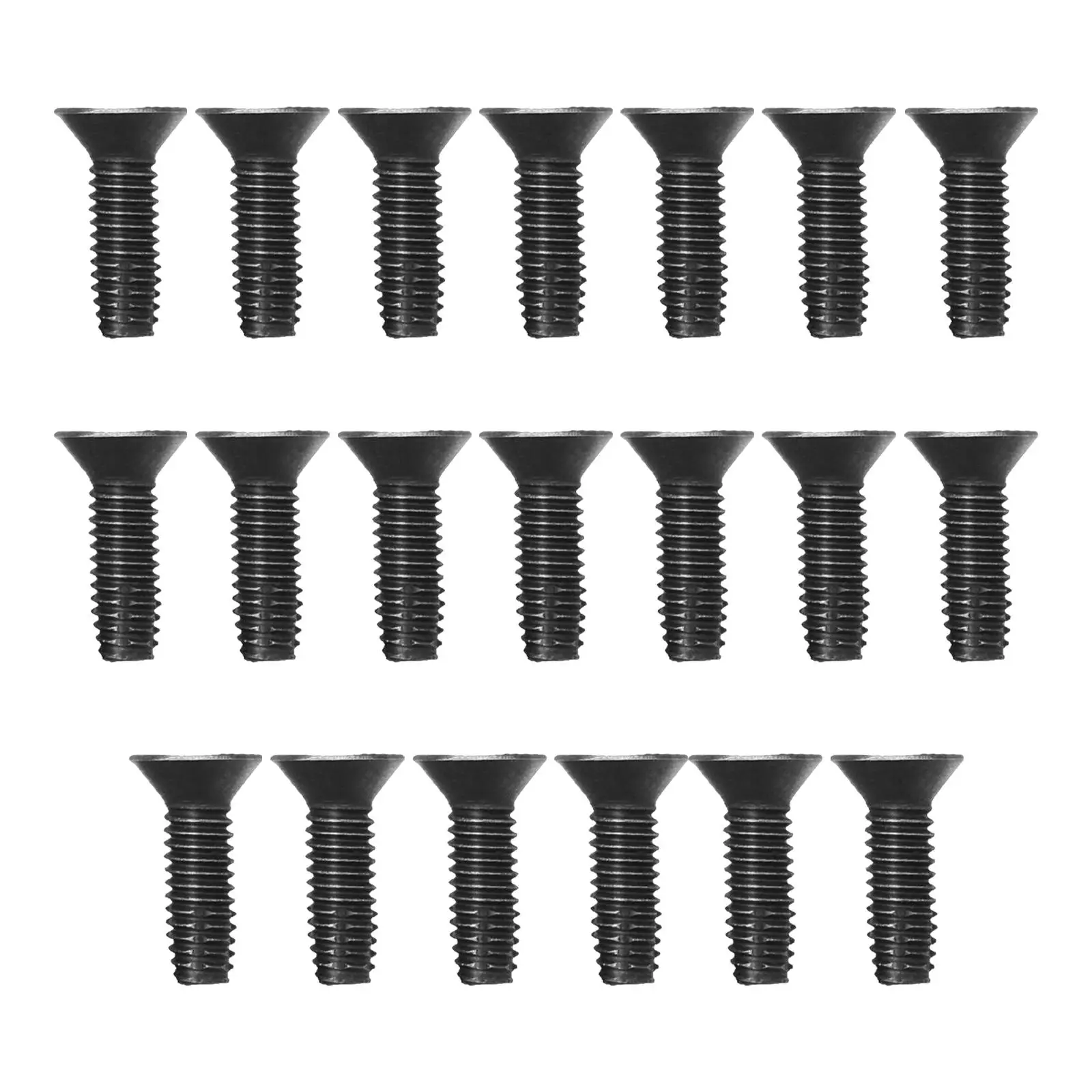 20 Pieces Hinge Screws Bolts Car Supplies Vehicle Parts Iron Tailgate Screws for Wranglers Yj TJ Car Doors Soft Top