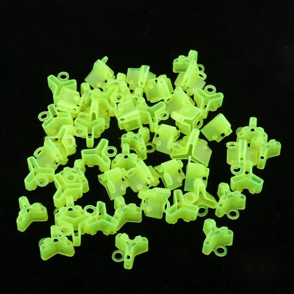 50 pieces of light yellow protective sleeves for hooks