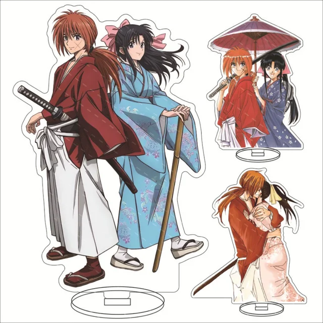 Anime Rurouni Kenshin Samurai X Himura Kenshin Sword Fight Acrylic Stand  RKA937