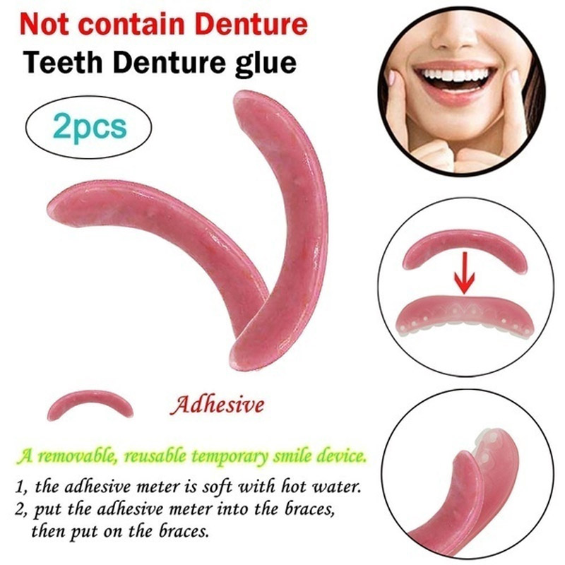 Best of 2PCS Temporary Smile Comfort Fit Cosmetic Teeth Denture Glue For Denture Teeth For Your Beauty Reviews & Tips