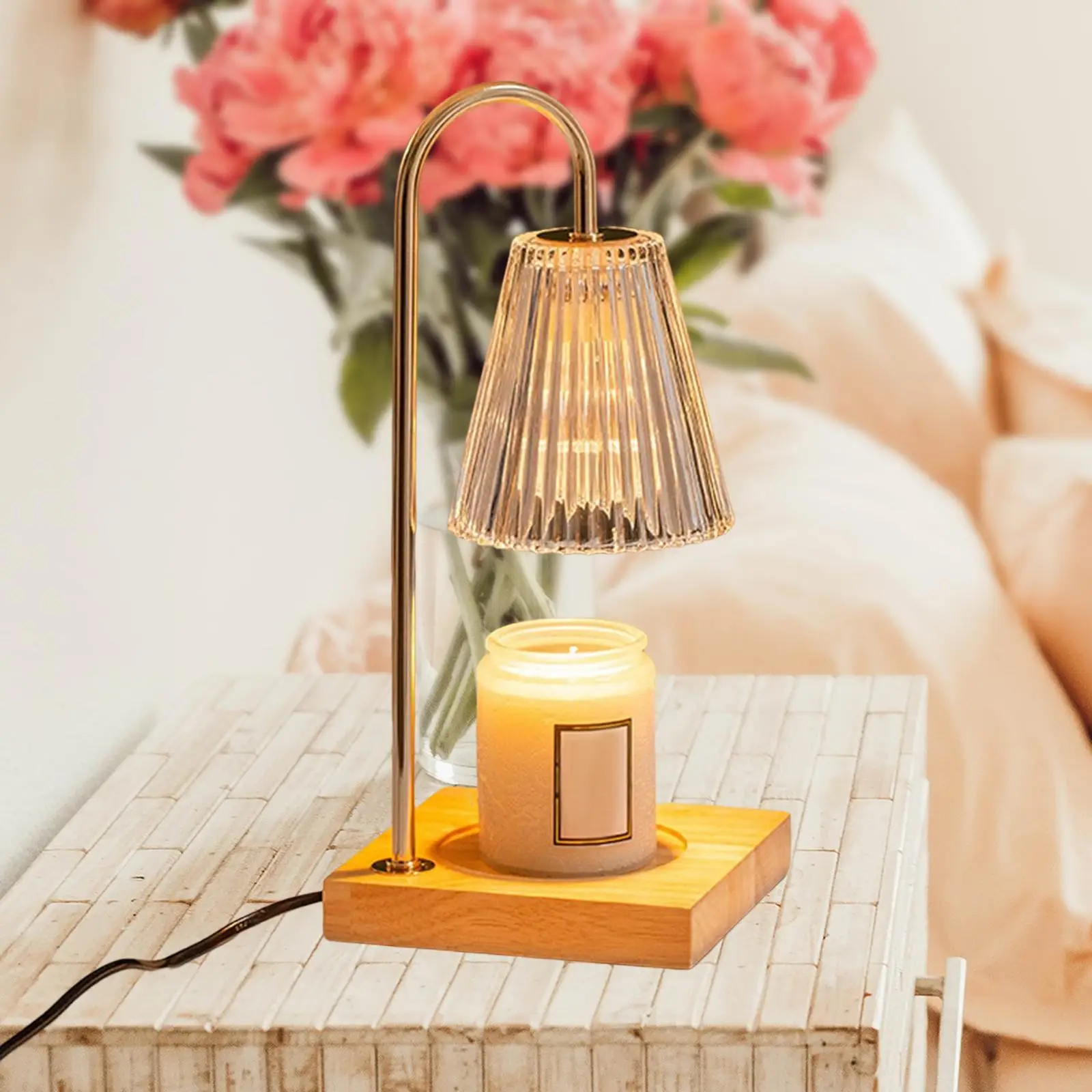 Wax Melting Burner Flameless Night Light Decoration Candle Warmer Lamp