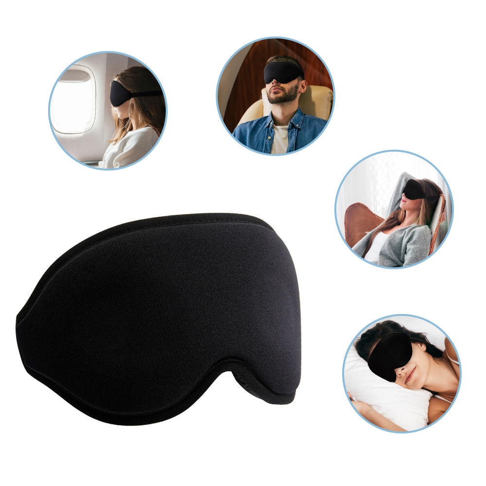 Best of 3D Sleeping Mask Eye Mask For Sleeping Soft Unisex Eye Patches Comfort Face Sleeping Mask Eyeshade Breathable Reviews & Tips - Image 5