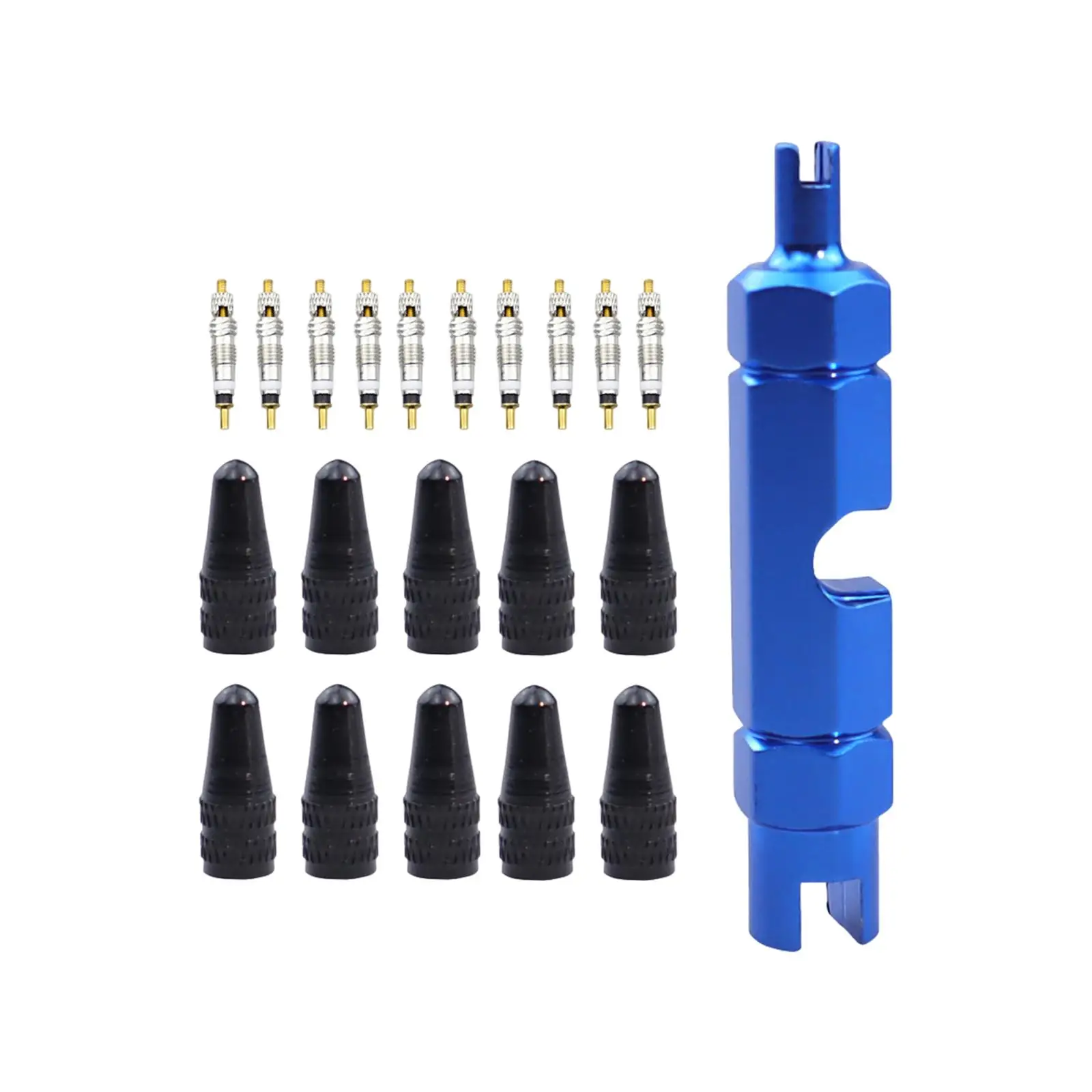 Tire Valve Stem Puller Tools Set Sturdy Practical Professional for Car, Bicycle, RV, ATV Tire Repair Tool Valve Core Wrench