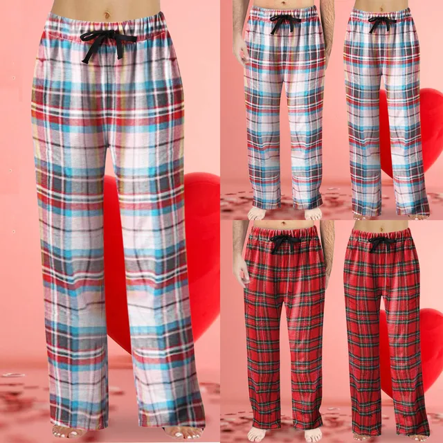 New In Plaid Lace Cotton Can Be Worn Outside Cargo Pants Women Plus Size  Pajamas Home Pants Women Clothing Pantalones De Mujer - AliExpress