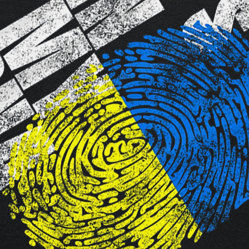Lustiges „It's In My DNA“-T-Shirt mit ukrainischer Ukraine-Flagge, Sommer-Stil, grafische Baumwolle, Streetwear, kurzärmeliges T-Shirt für Geburtstagsgeschenke – Detail 5
