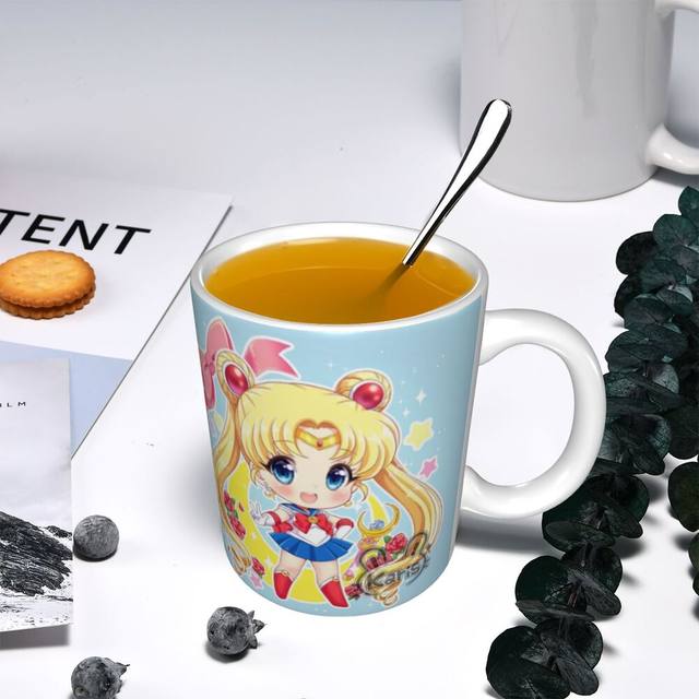  HGHGHG Sailor Moon - Taza de café cambiante de color