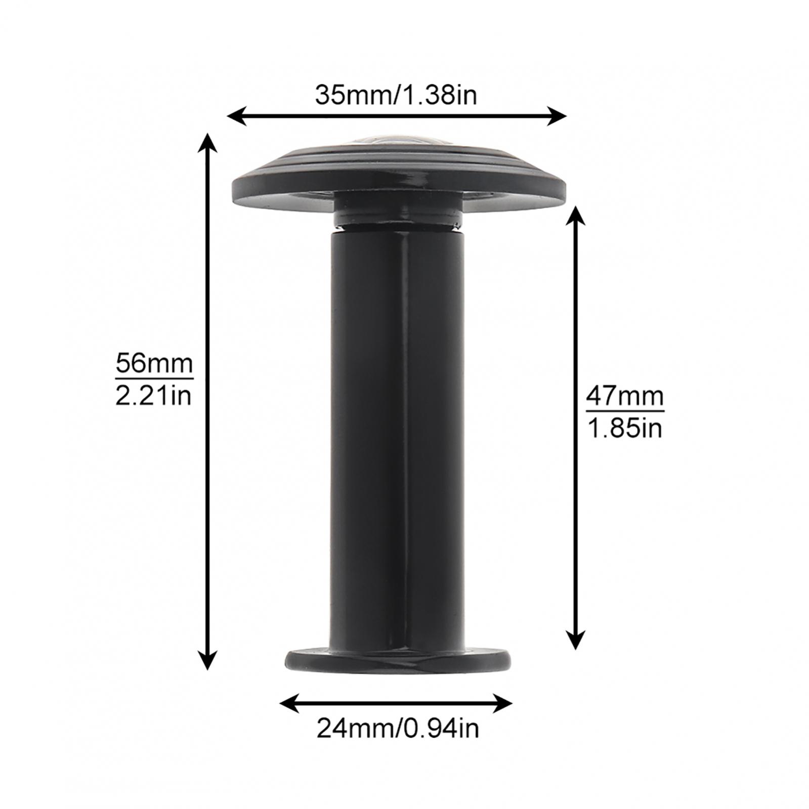 Description Picture 3 of item1 Piece 200 Degrees Door Viewers Wide Angle HD Glass Privacy Cover Adjustable Security Door Eye Viewer for Security Doors