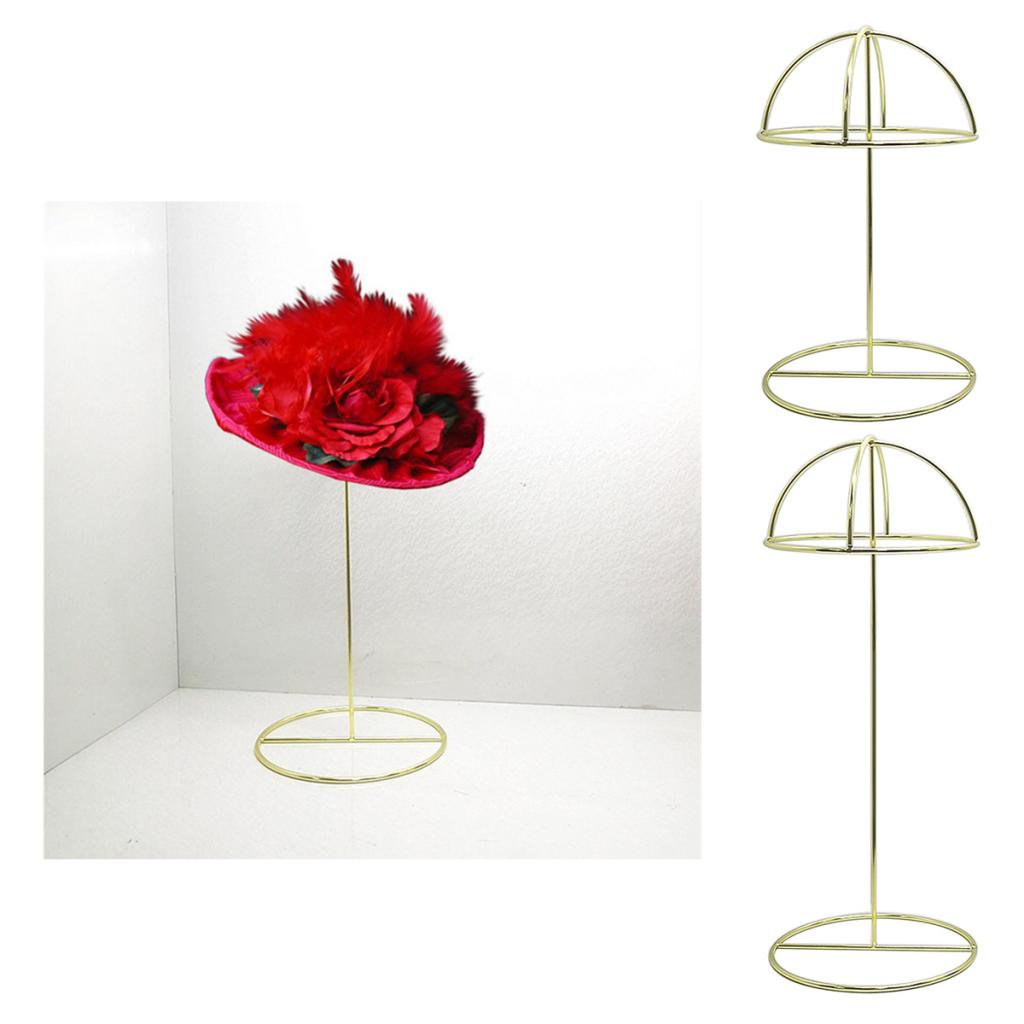 Freestanding Semi-spherical Hat And Wig Display Stand Rack_voghion.com