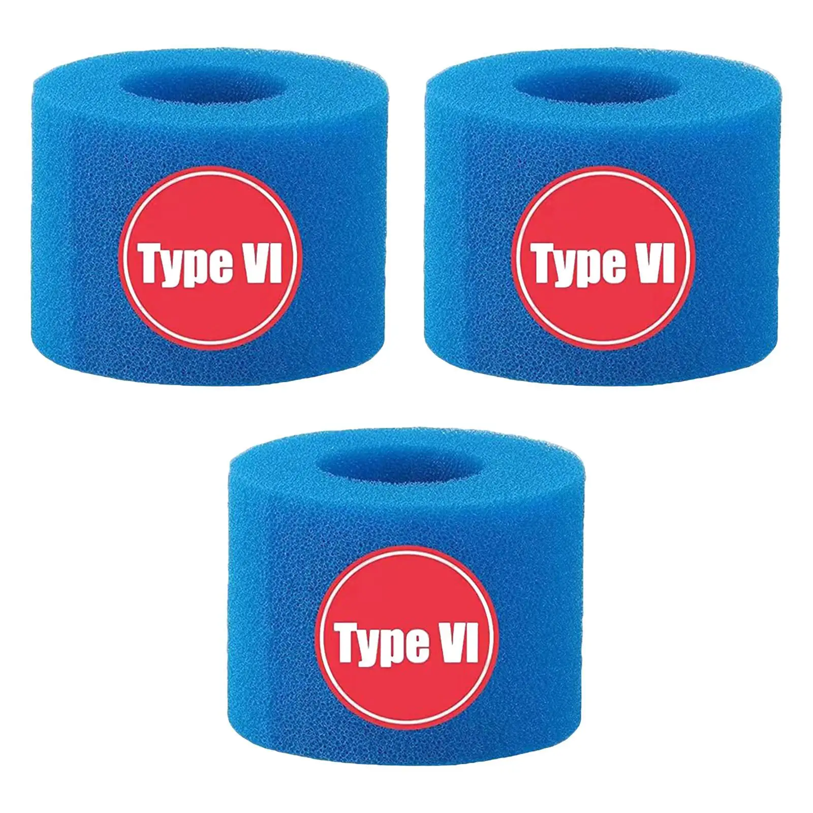 3Pcs Pool Filter Foam Sponge Cartridge Pool Cleaner Foam for Type V1 Summer Wave Pools and above Ground Swimming Pools