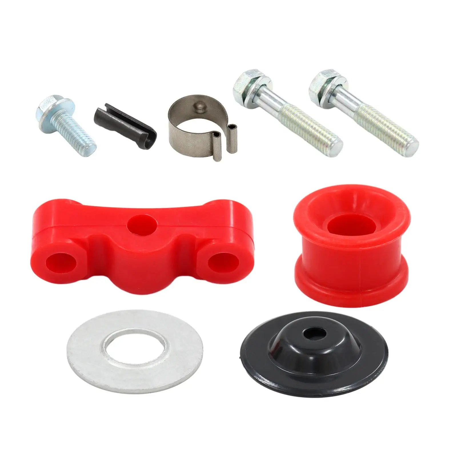 Red Shift Linkage Bushings Kit Replaces Auto Accessories C Clip and Bolt for Honda Civic Crx with B Series Swap Heavy Duty