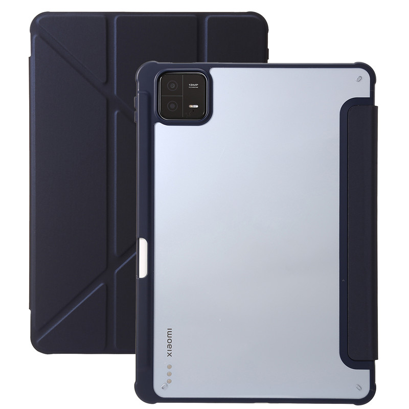 coque pour xiaomi pad support arrière transparent en smart cover pour xiaomi mi pad pro étui avec