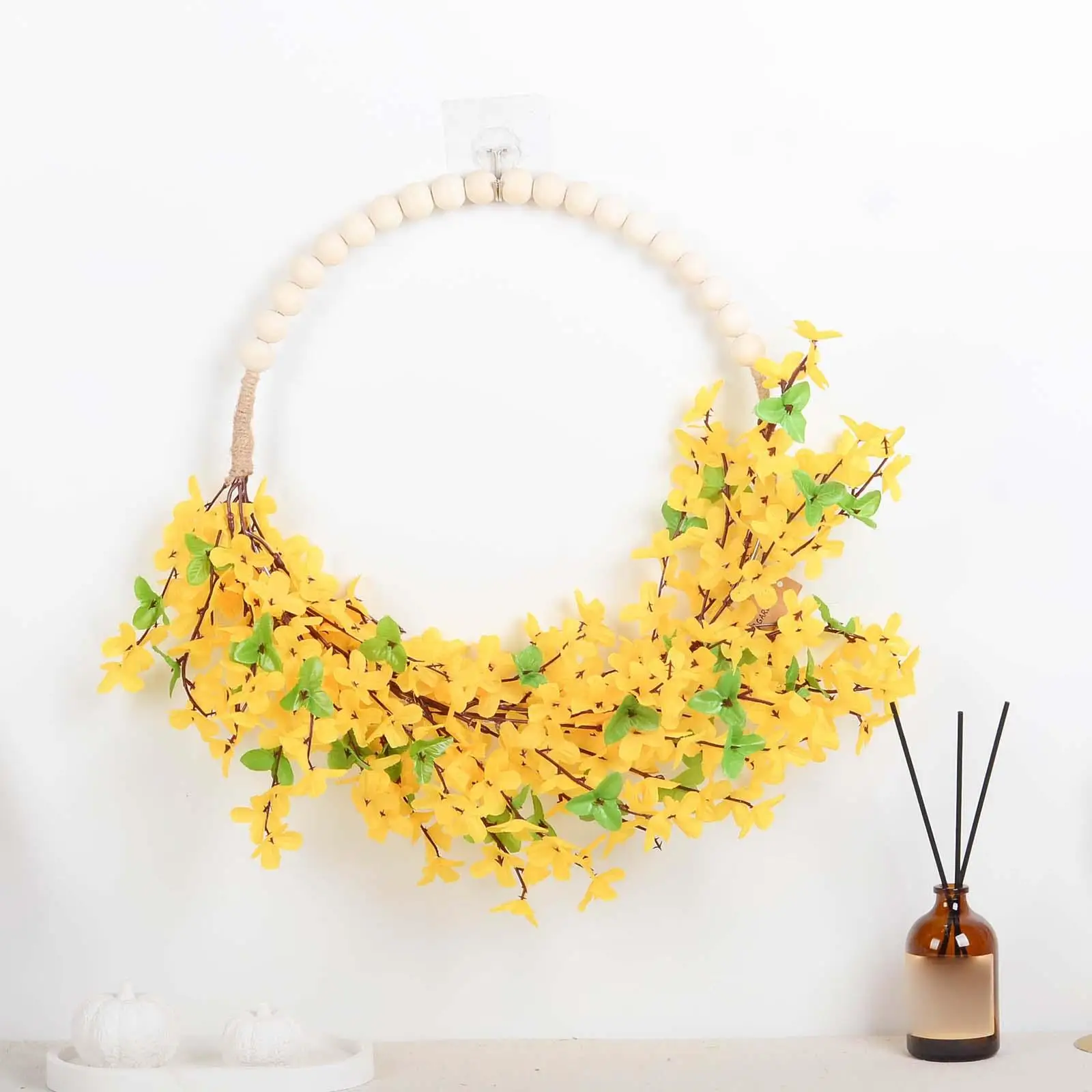Artificial Flower Wreath Spring And Summer Wreaths for Wedding Decoration