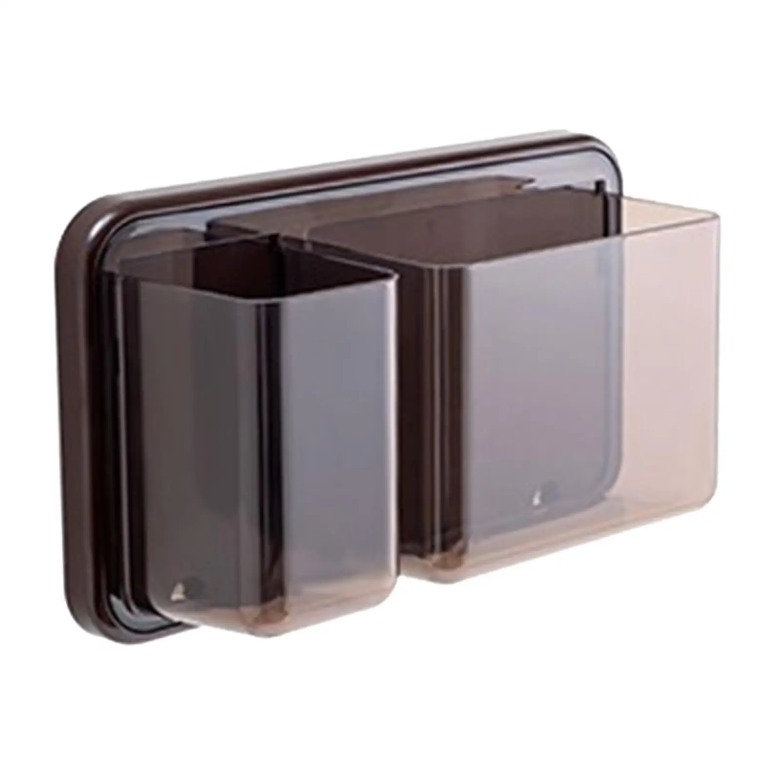 Wall Mount Magnet Kitchen Storage Box Portable Transparent Magnet Freezer Storage Baskets for Household Kitchen Bathroom Pantry