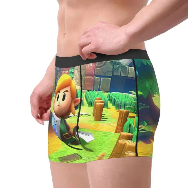 Novelty The Legend Of Zeldas Link Boxers Shorts Panties Male Underpants  Breathbale Video Game Briefs Underwear - AliExpress