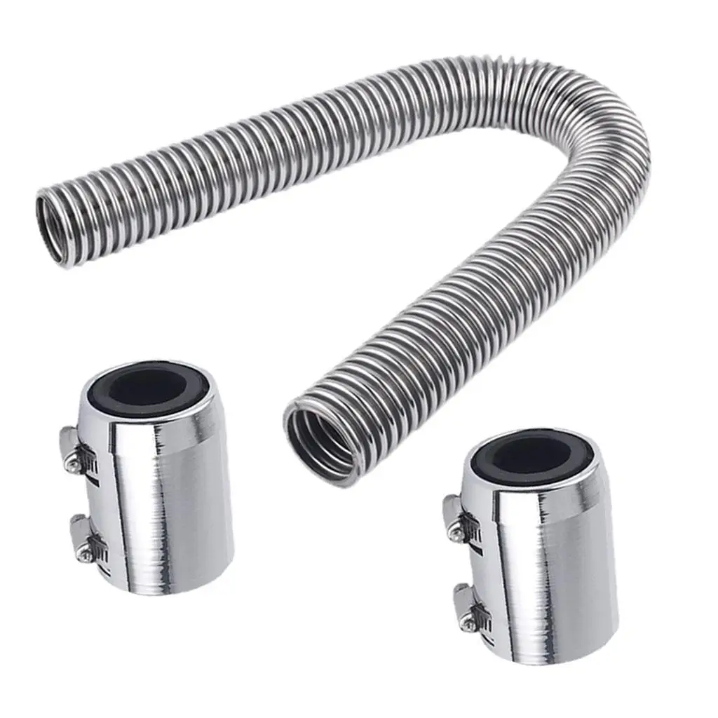 24`` Radiator Hose Kit Flexible with 2 End Caps Universal Fit for Ford