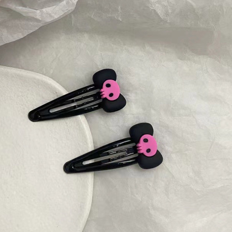 Schädel Haarnadel Schleifen Haars pangen Haarnadel Schädel Bobby Pin Schleifen Haars pange Bögen Haarnadel jk Haars pange jk Haarschmuck – Detail 11