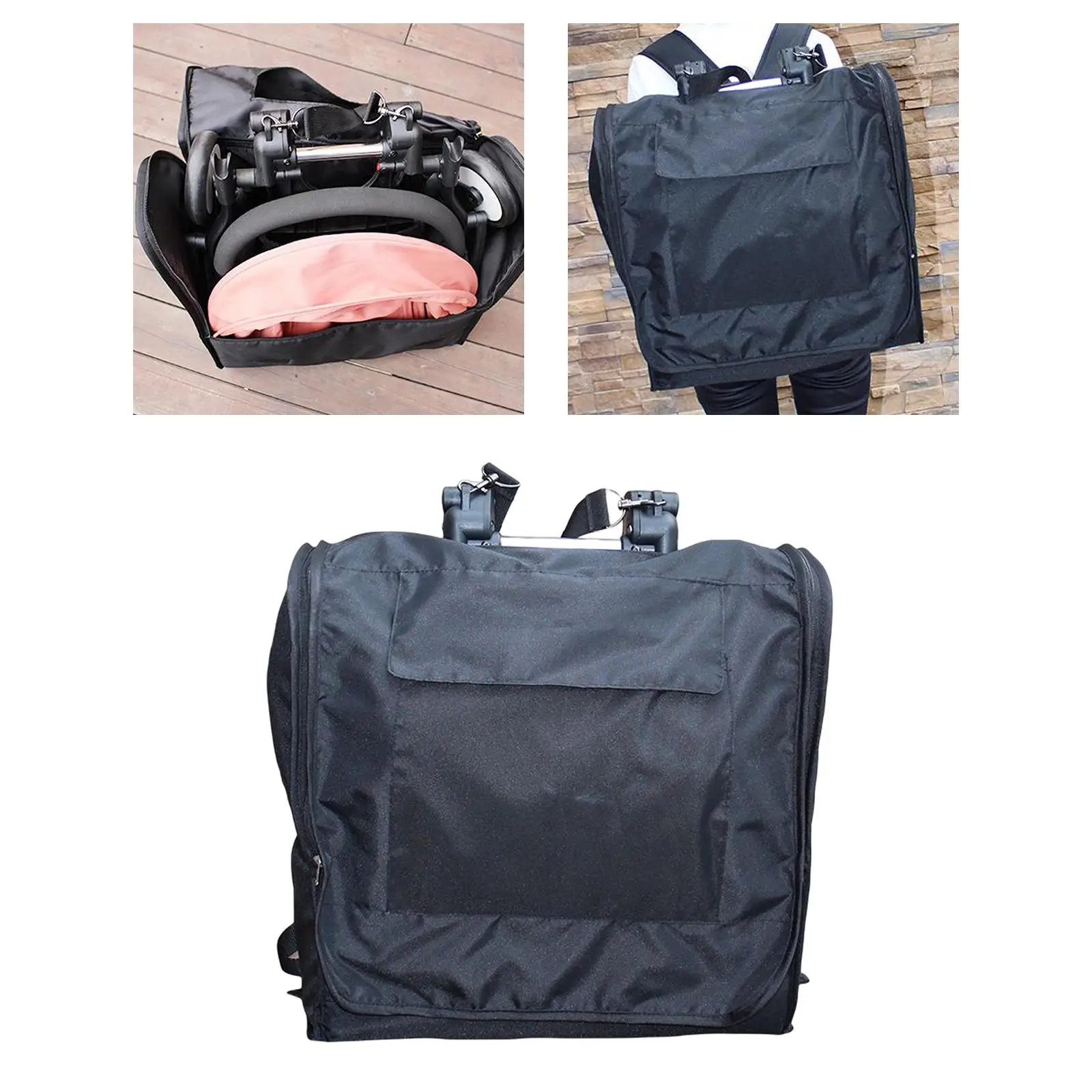 Travel Essentials Oxford Cloth High Quality Black Bag for Baby Toddler Mommy