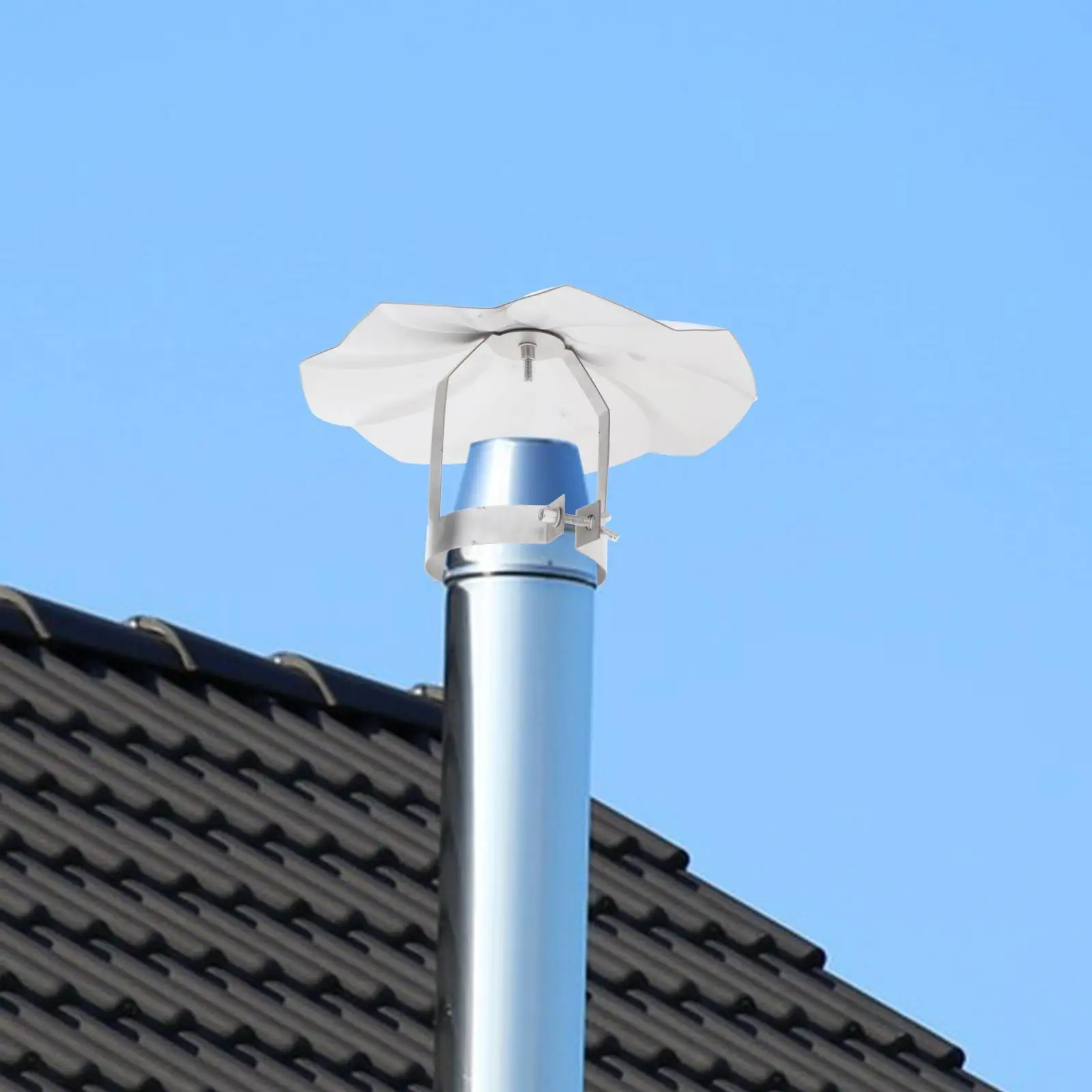 Chimney Rain Cap Roof Vent Caps Easy Install Flue Cap Stove Pipe Cap Rain Cover