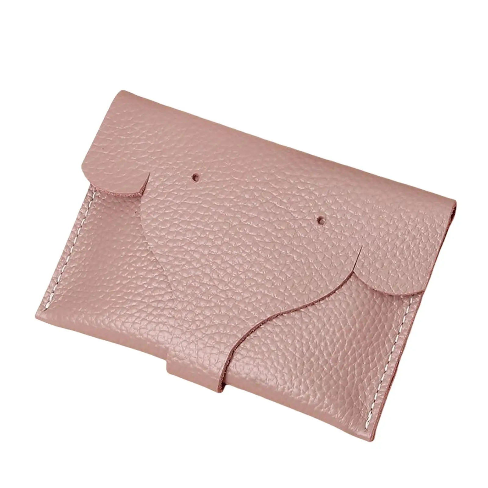 Small Women Ladies Wallet Snap Button Organizer Student PU Leather Handbag