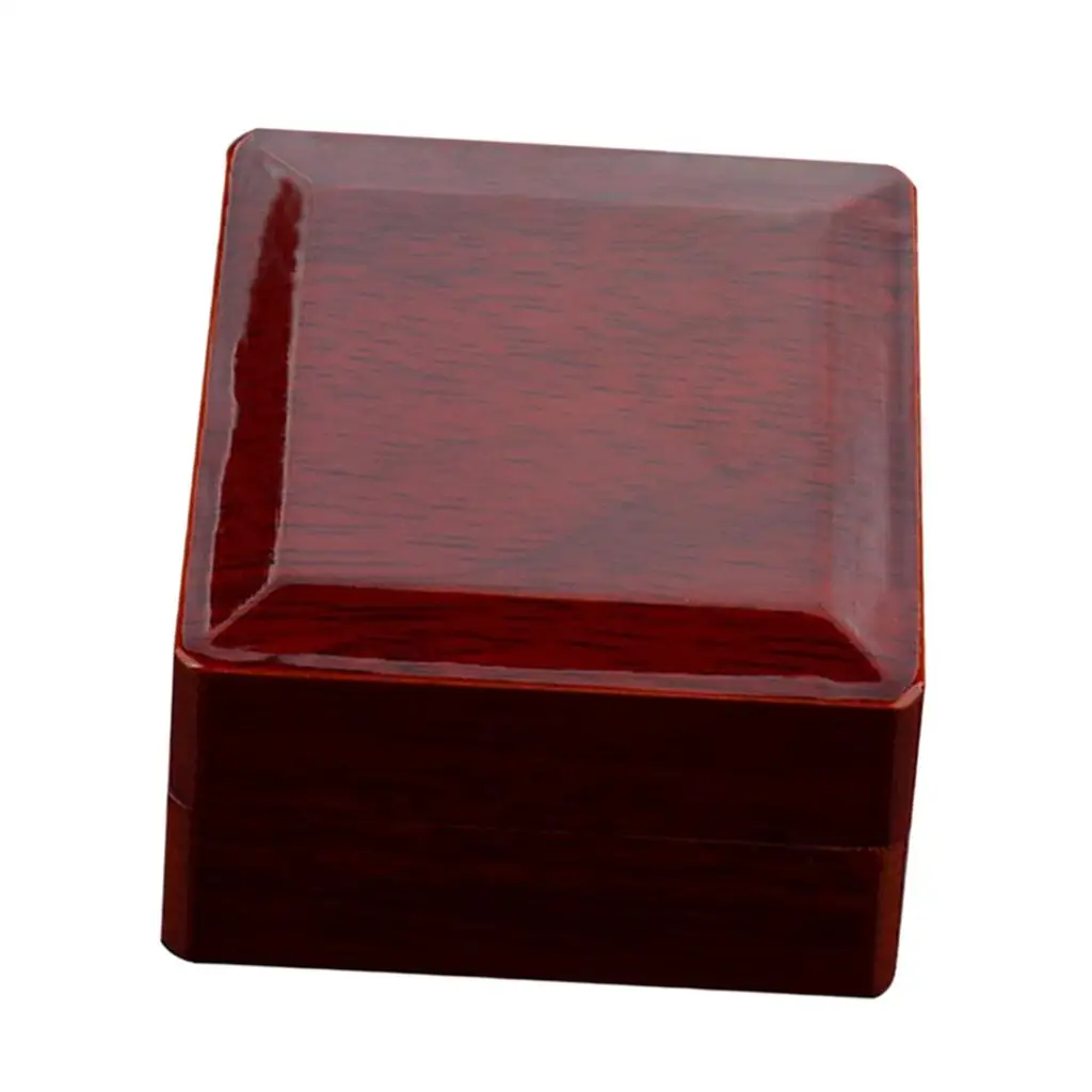 Wooden Velvet Storage Box Case For Wedding /Engagements /Proposal Rings