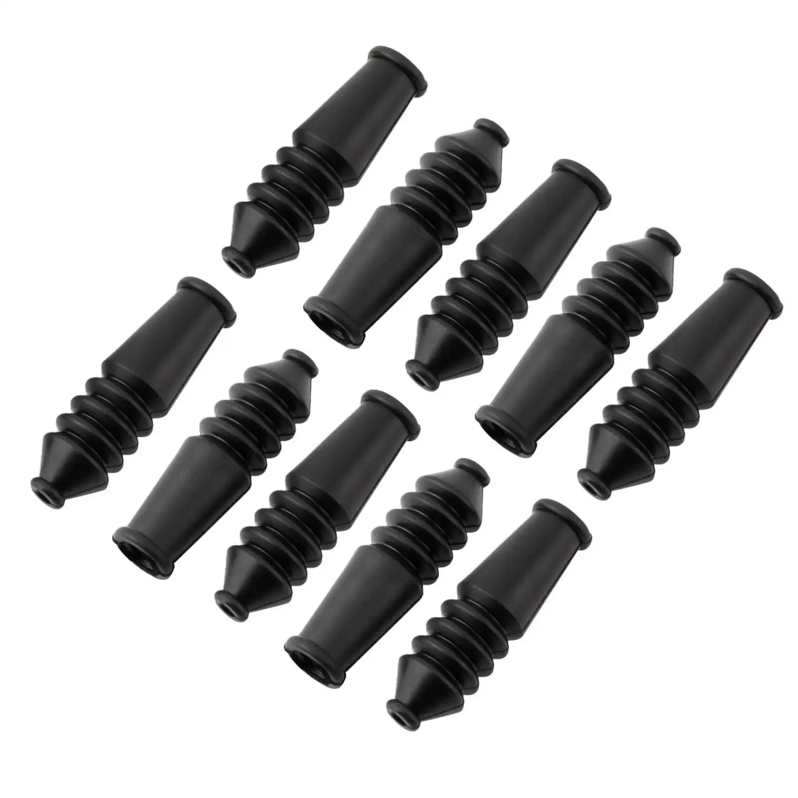 10Pack Road Rubber Sleeve Cover Boots Guide Pipe Noodle