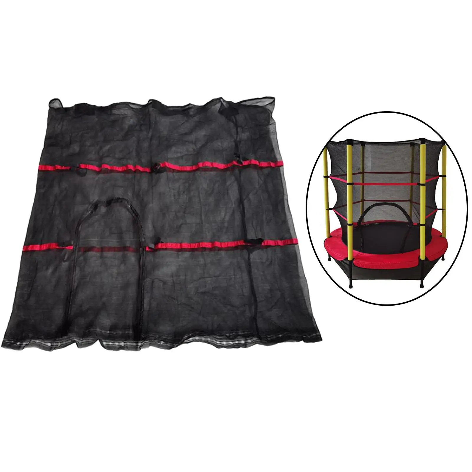 Trampoline Enclosure Net Security Net, 130cm Hight Protection Guard Durable