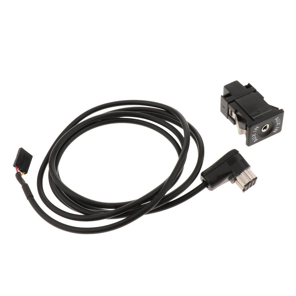 Car USB AUX with Wire Harness Cable Adapter for