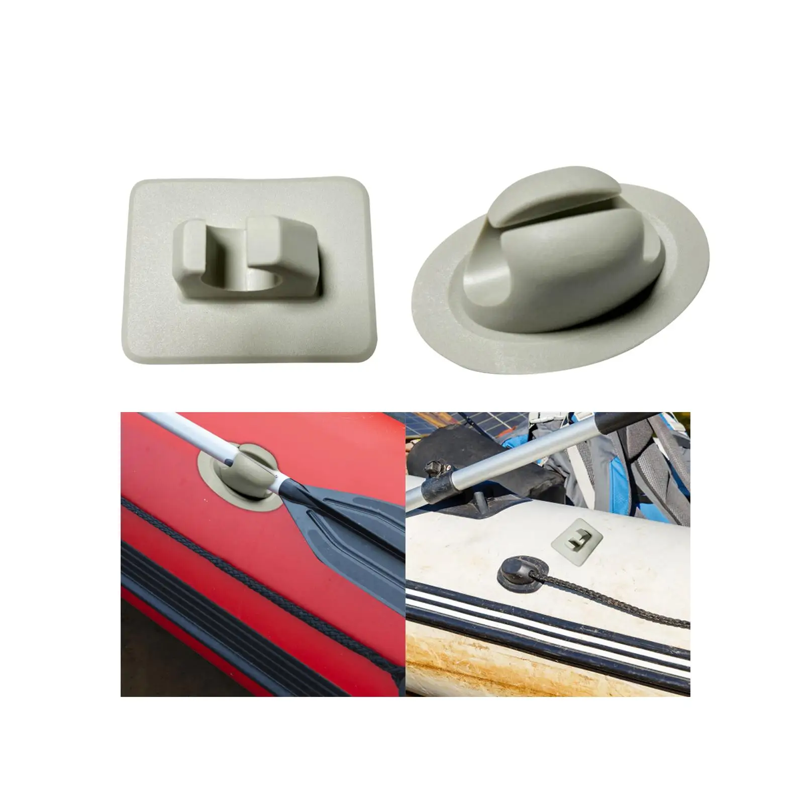 Kayak Paddle Holder Quick and Easy Mounting Deck Mounted Boat Paddle Holder Clips for Marine Boat Surfboard Canoes Accessories