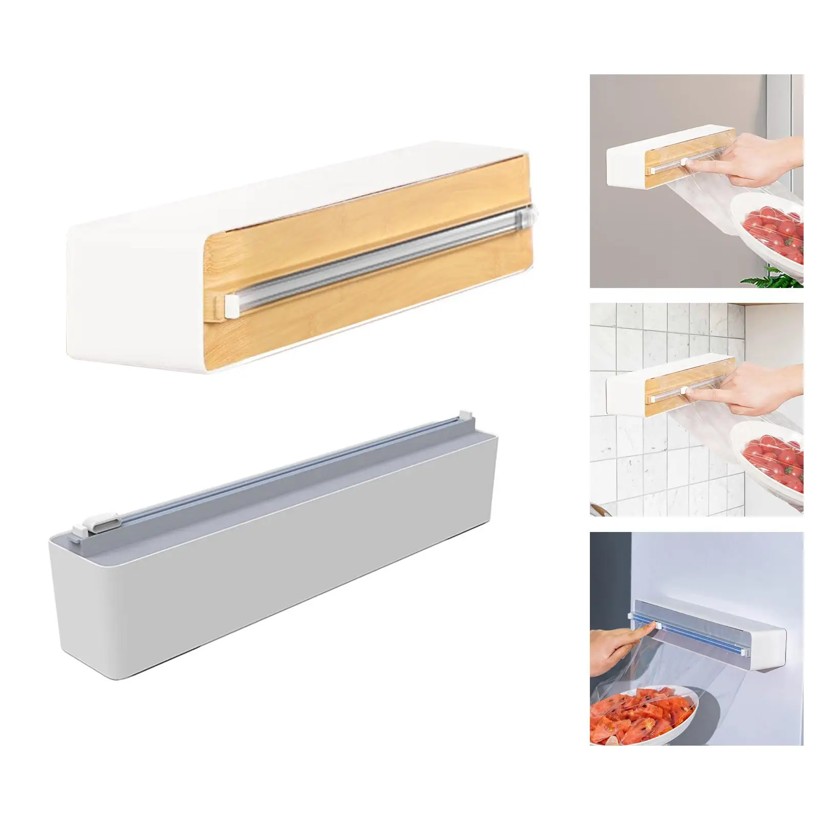 Food Wrap Dispenser Baking Paper Food Wrap Dispenser with Slide Cutter