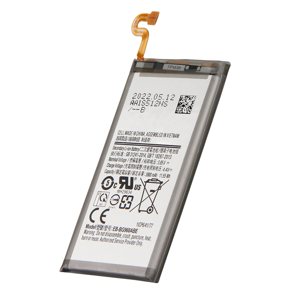 Bateria de substituição para Samsung Galaxy, EB-BG960ABE,