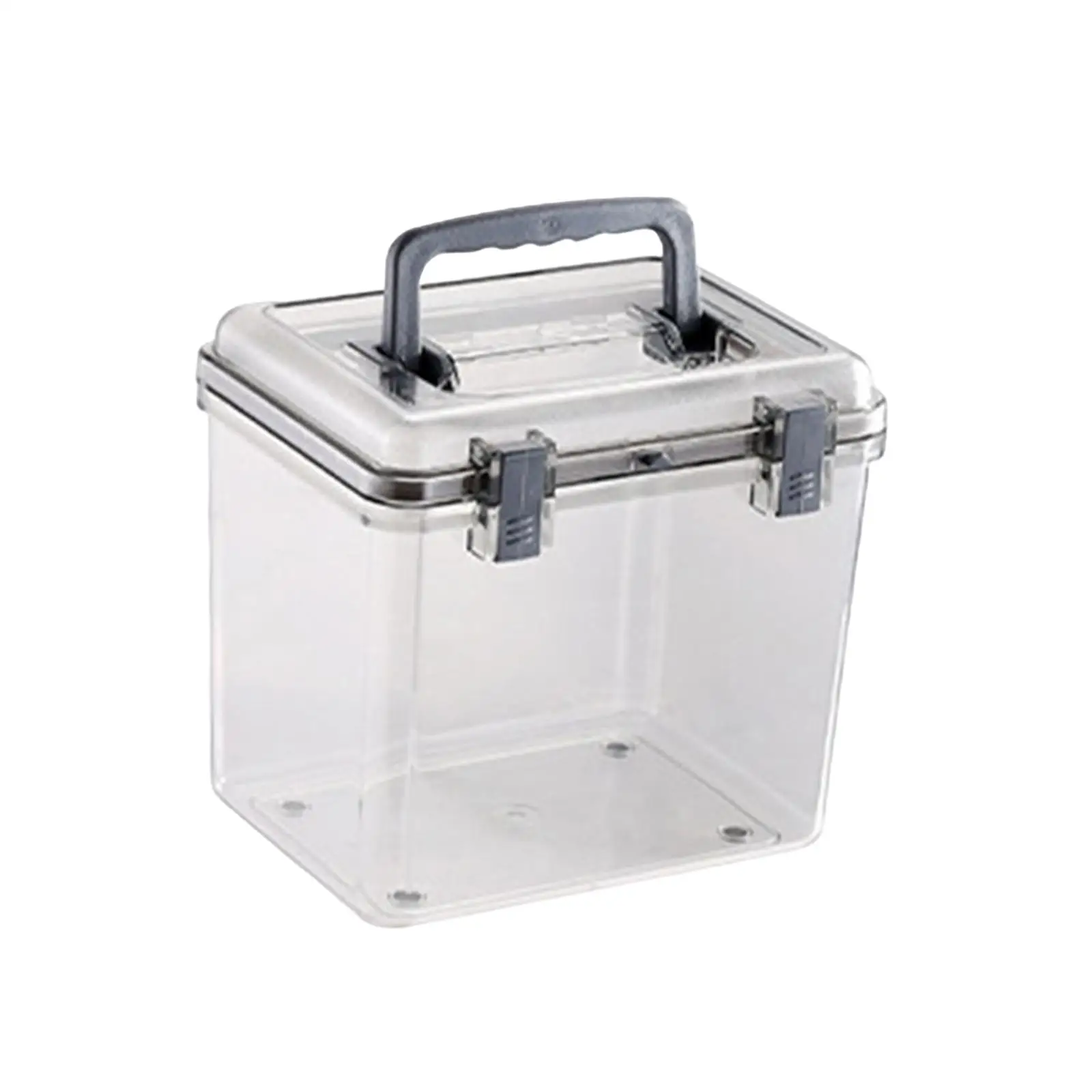 Camera Case with Handle Clear Sealing Drying Storage Box with Front Locking latches Multipurpose Good Anti Impact Resistance