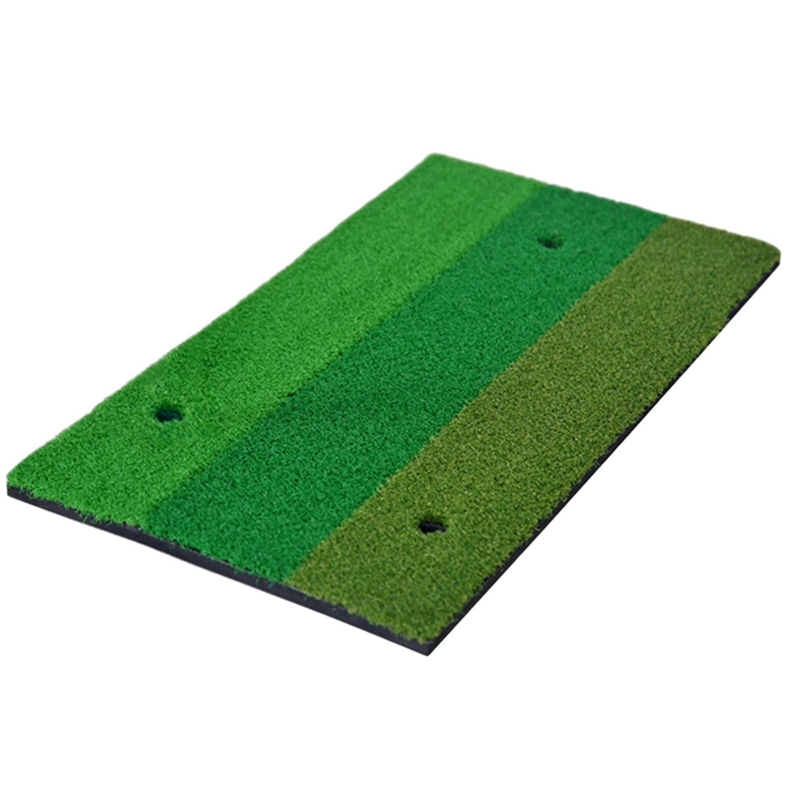 Golf Hitting Pad Collapsible 3in1 Putting Mat for Indoor Garages Home Office