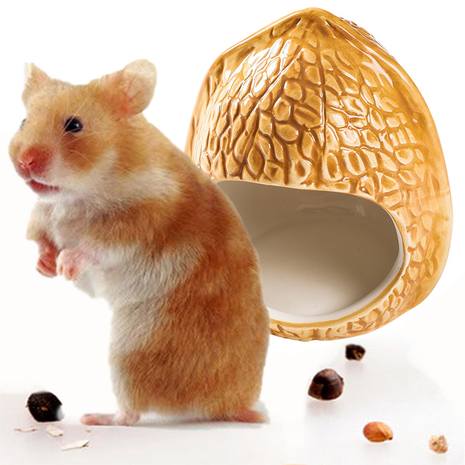 Title 2, Ceramic Hamster Cage Small Animal House Mini Hu...