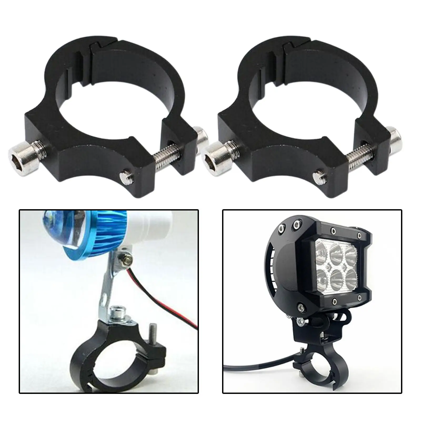 Motorcycle Headlight Bracket  Holder Clamp Fits for Touring Car Motorbike
