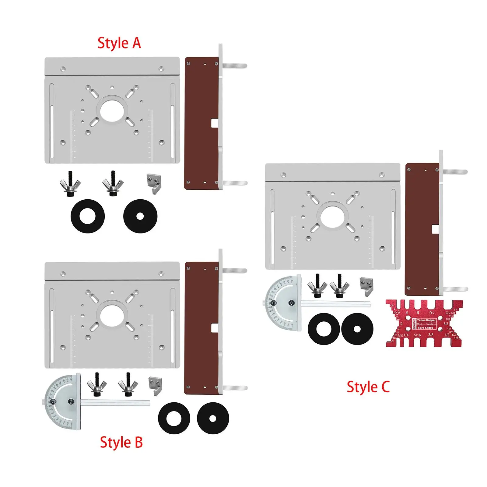 Aluminium Router Table Insert Tools Router Woodworking Benches for Woodworking