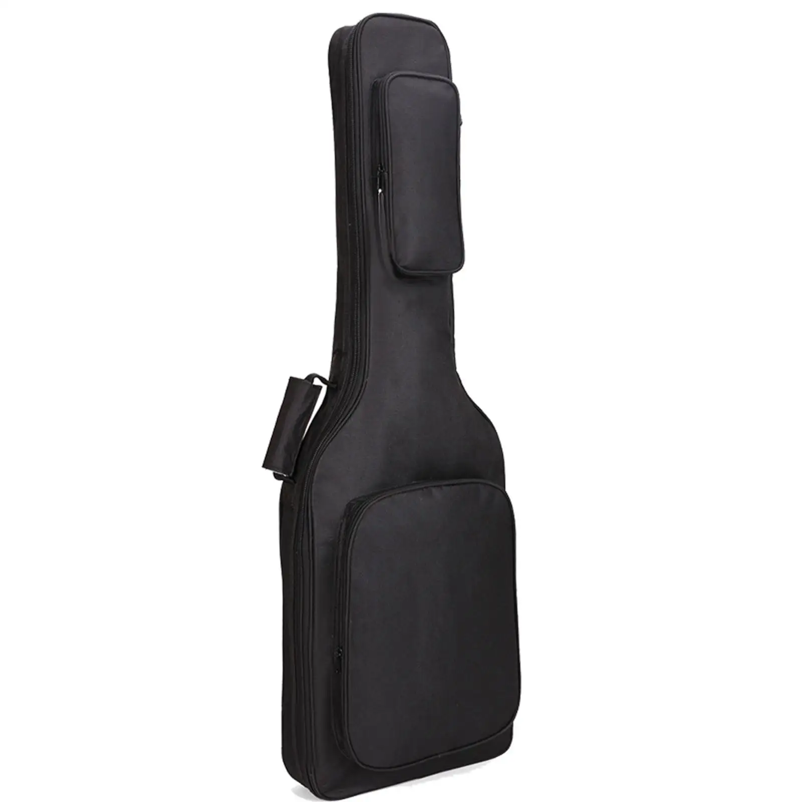 Electric Guitar Case Double Straps Pad with s Organizer Bass Bag for Concert 