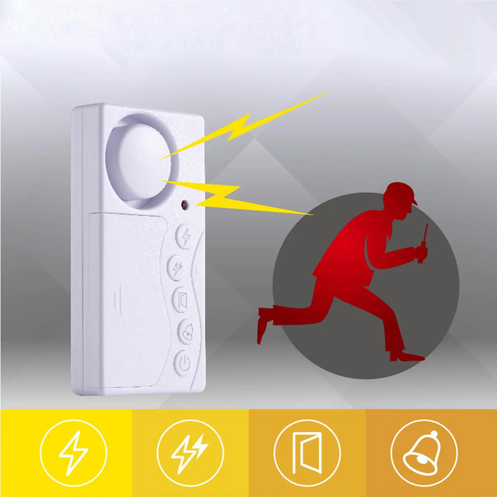 108dB Loud Door Sensor Alarm Security Alarm Open Detection for Children