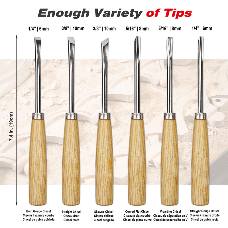 Woodpecker Dry Hand Wood Carving Tools, Gravador