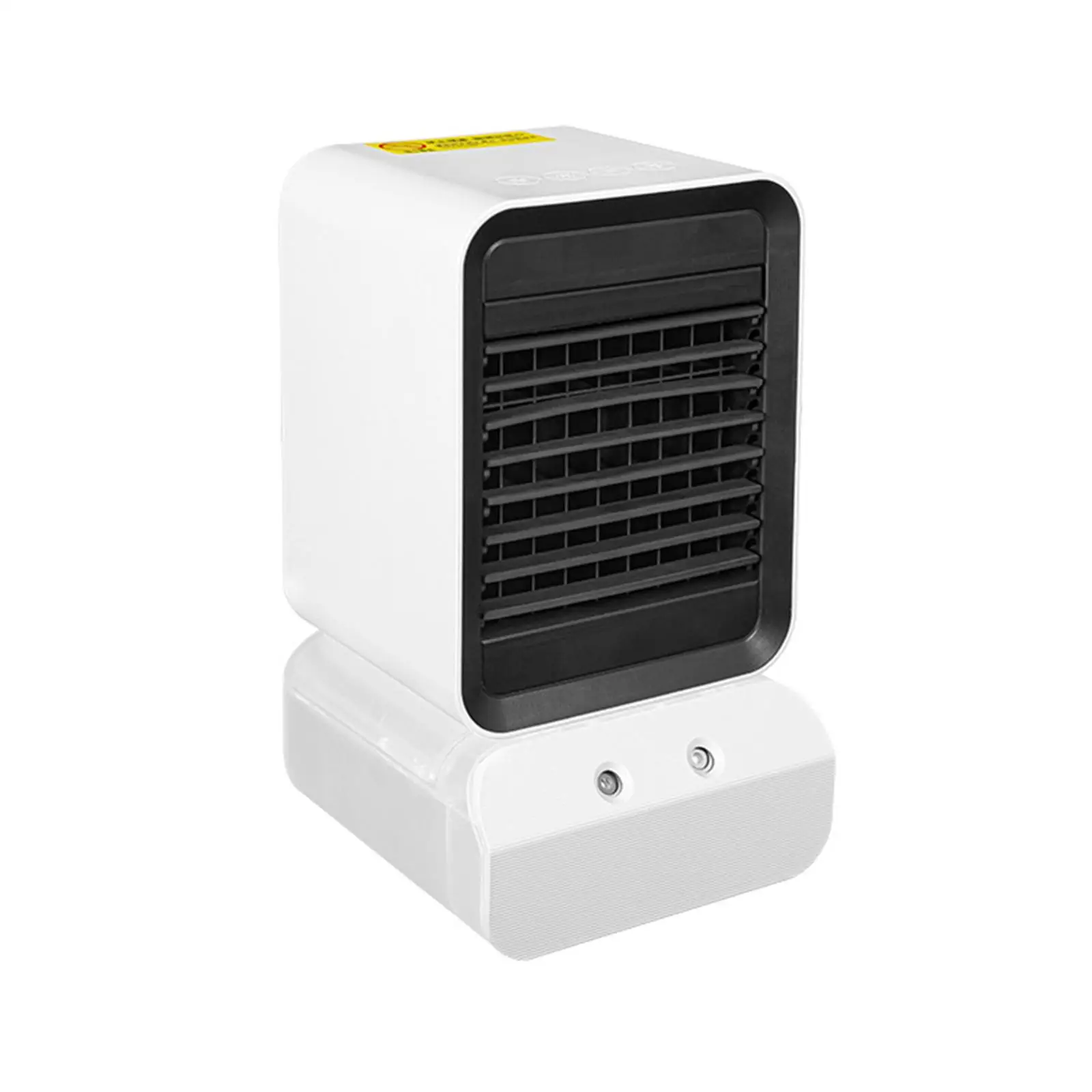 Air Cooler Heater Humidifier Fan 3 Cooling Settings White air Conditioner for Desktop Office Bedroom Indoor Personal Use