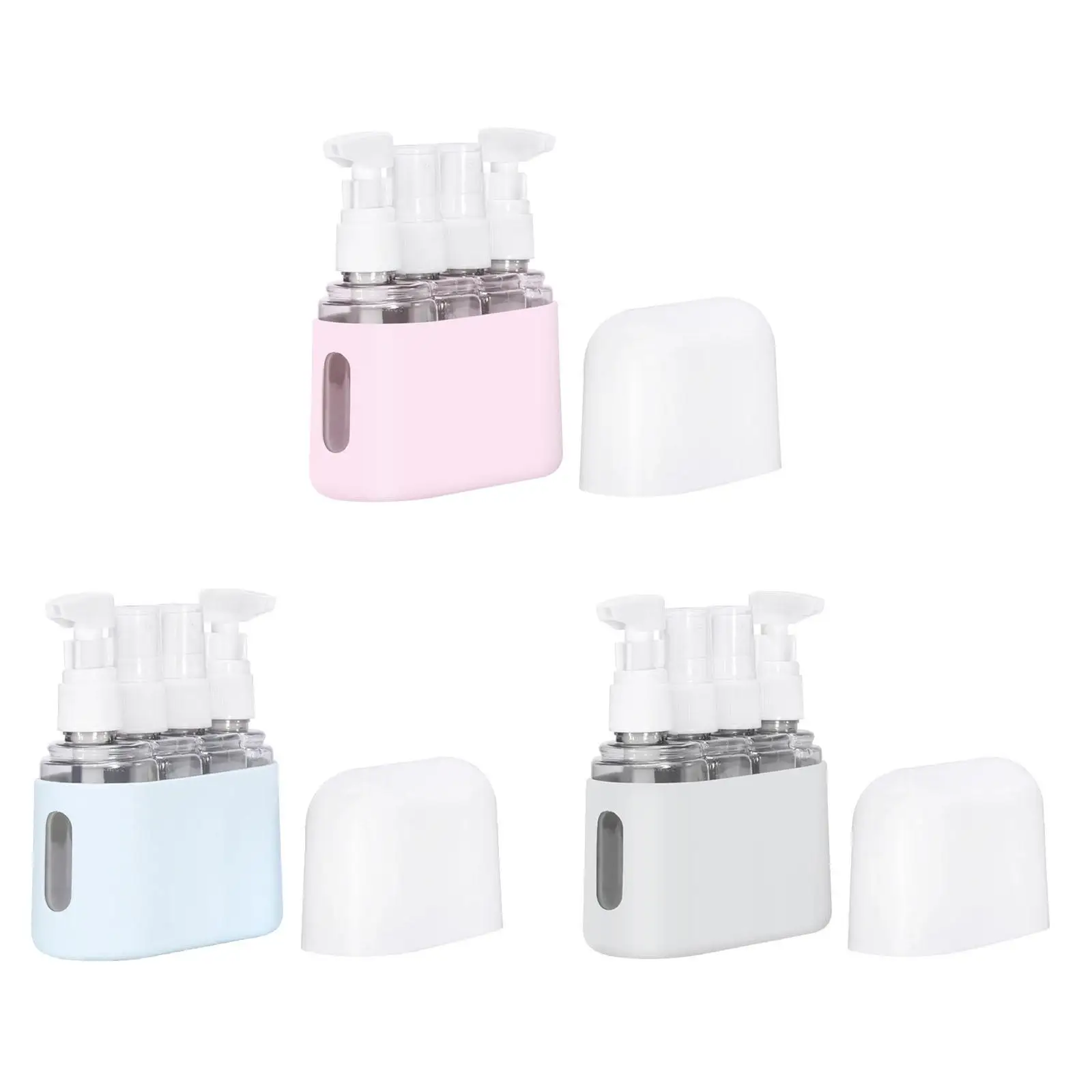 4 Pieces Travel Spray Bottle 50ml Compact Transparent Travel Size Refillable