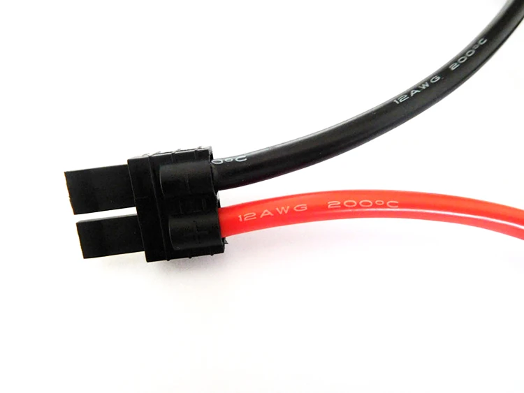 TRX Connector Series Y Splitter Cable Female Male Plug Adapter 12AWG 100mm For RC Car Lipo Battery