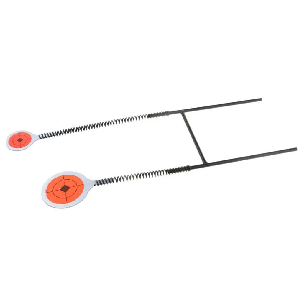 Spring Steel  Self Rotary Resetting Practice Target Ground-Inserted 