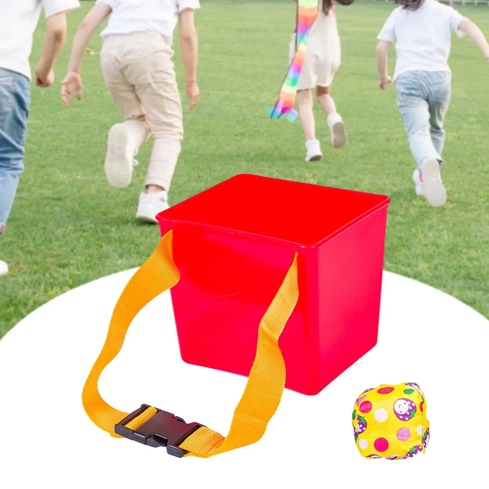 Sandbag Buckets Toss Game for Kids Indoor Outdoor Toys Throw Sand Bags into Bucket for Games Kindergarten Party