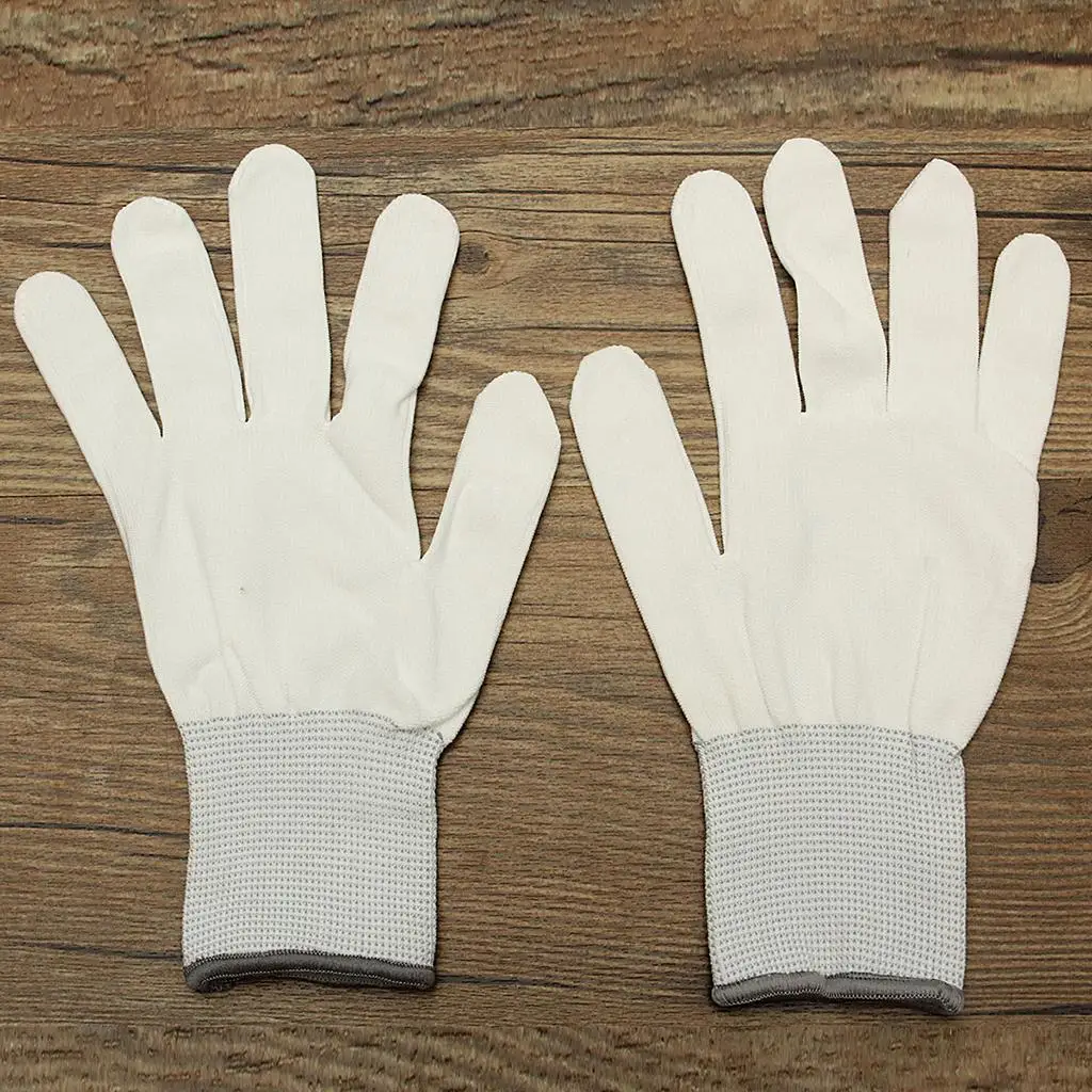 6 Pairs Professional  Wrap Wrapping Cotton Gloves Anti-static